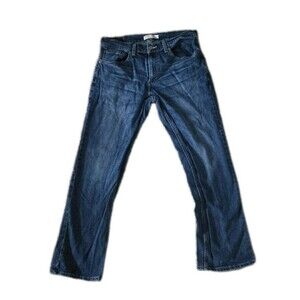 Levi Straus Signature Relaxed Mens Blue Jeans Pants Size 32x30 Medium Wash Levis